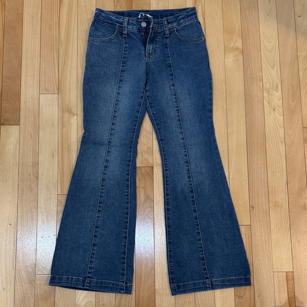 Art Class Dark Blue Flare Jeans